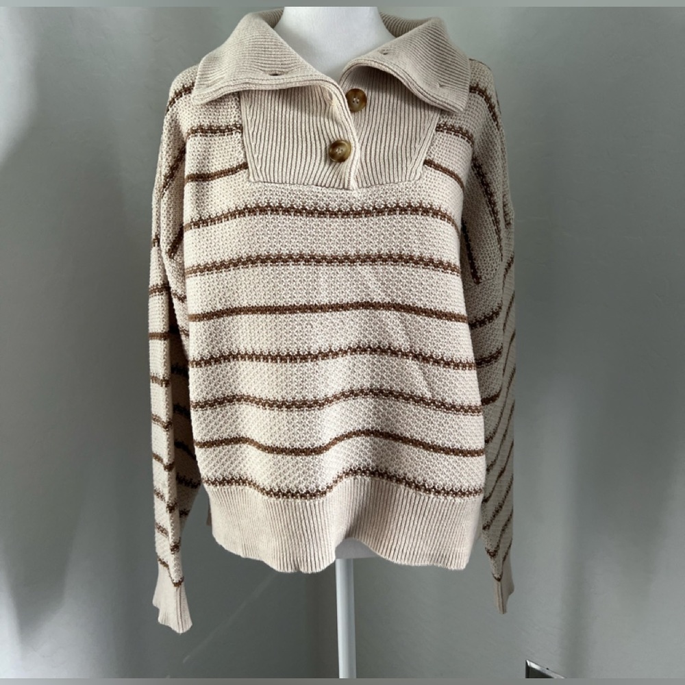 Promesa boat stripe knit sweater